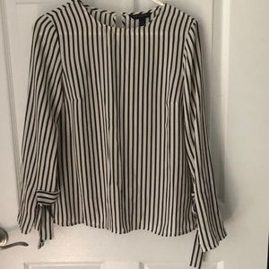 Brand new banana republic striped blouse